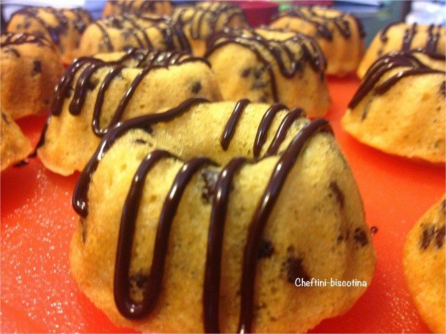 Chocolate Chip Mini Bundt Cakes - The Baking ChocolaTess