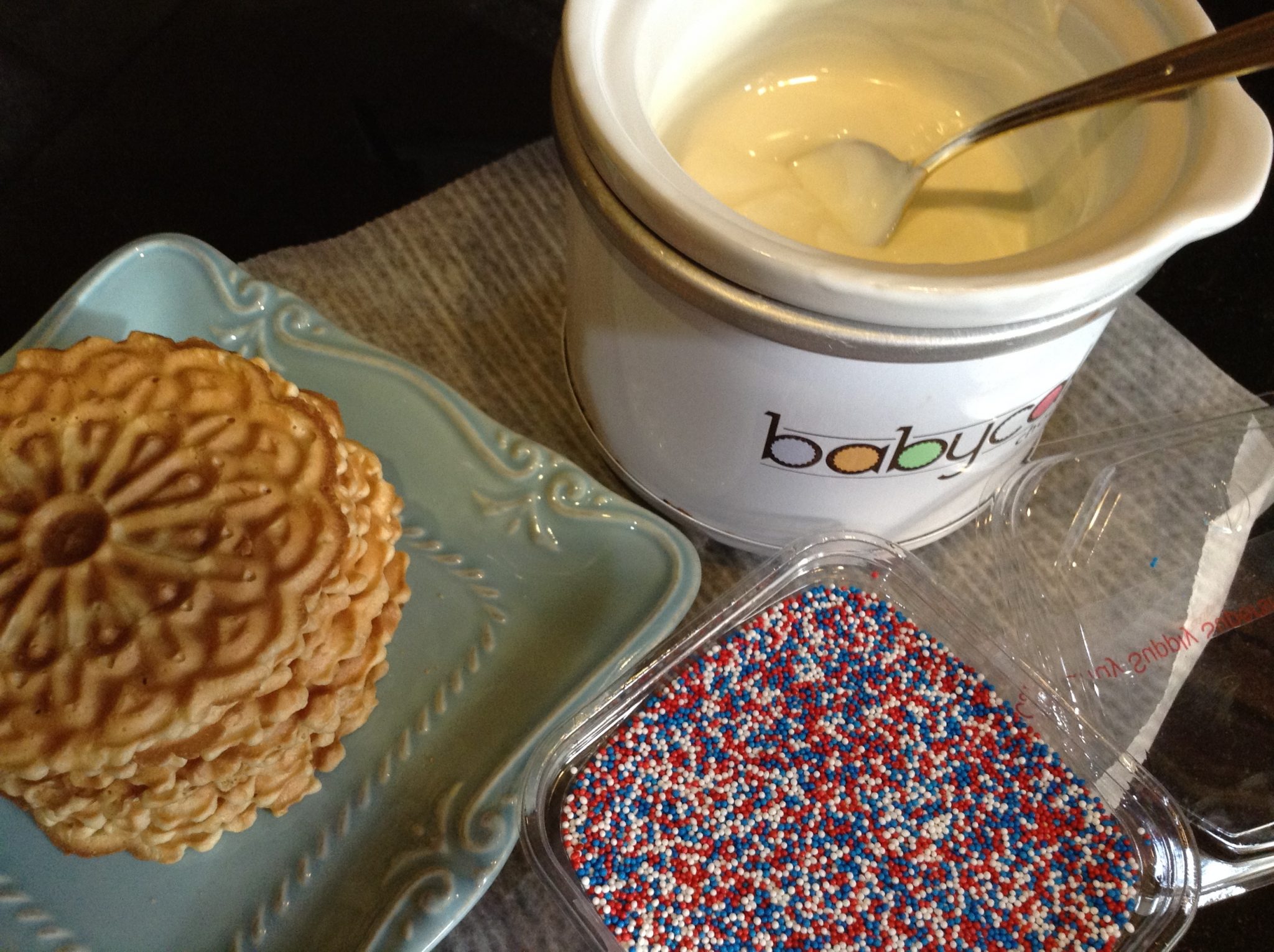 The Italian Dish - Posts - Italian Pizzelle Ice Cream Sandwiches