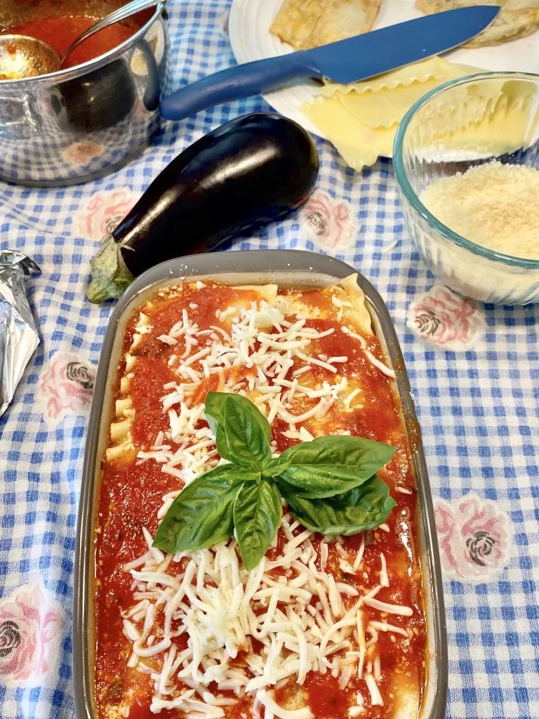 Eggplant Lasagna Parmesan