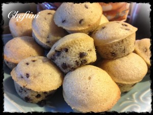 Chocolate Chip Mini Muffin Pancakes
