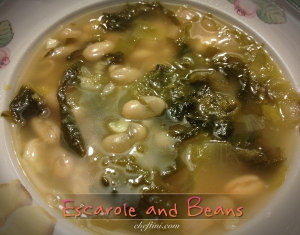 My Comfort Food:Escarole and Beans