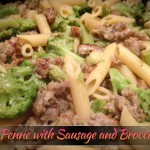 penne and broccoli sausage