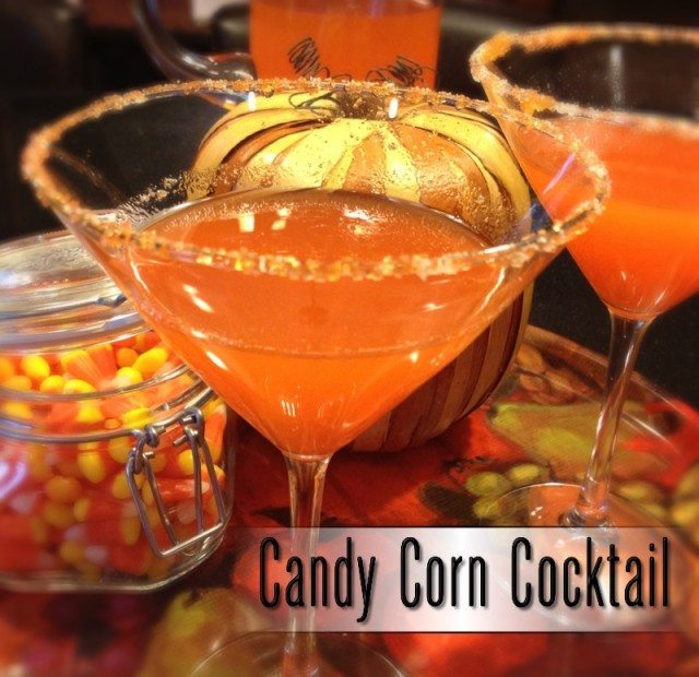 Halloween Candy Corn Cocktail