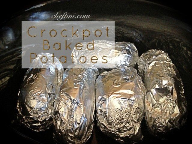 Crockpot Baked Potatoes