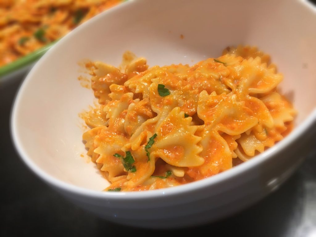 Pasta alla Vodka with Bacon Cheftini