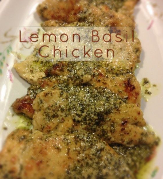 Lemon Basil Chicken Cheftini