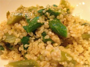Quinoa and Asparagus Risotto
