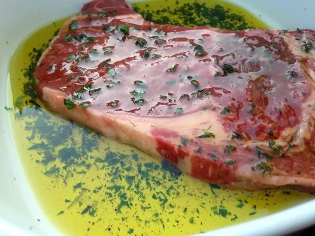 Grilled Steak Florentine