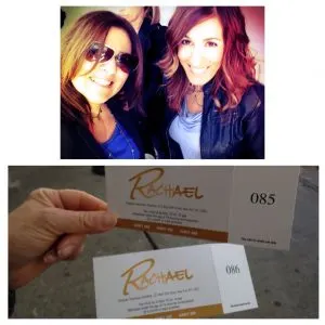 Tina and Rosemarie at the Rachael Ray Show