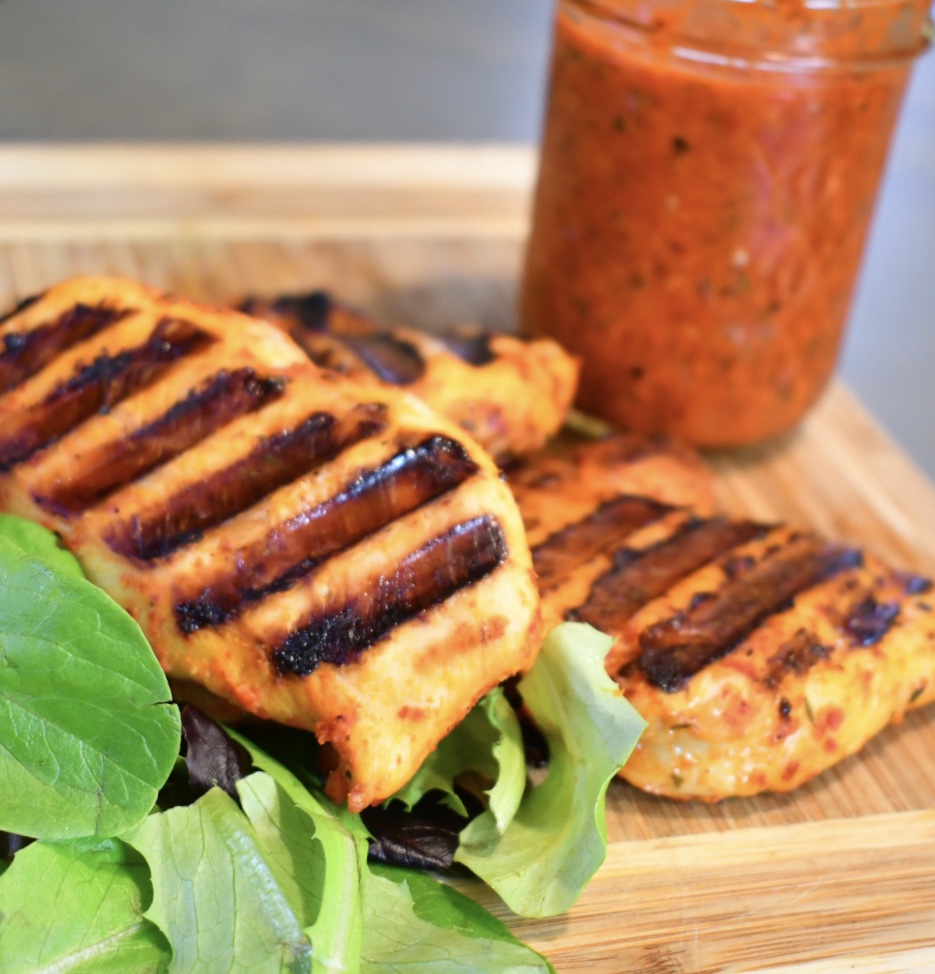 Makeover your Grilled Chicken with a Roasted Red Pepper Marinade