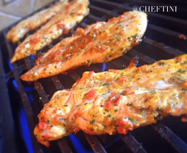 Roasted Red Pepper Grilled Chicken