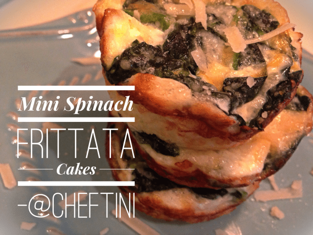 Mini Spinach Frittata Cakes