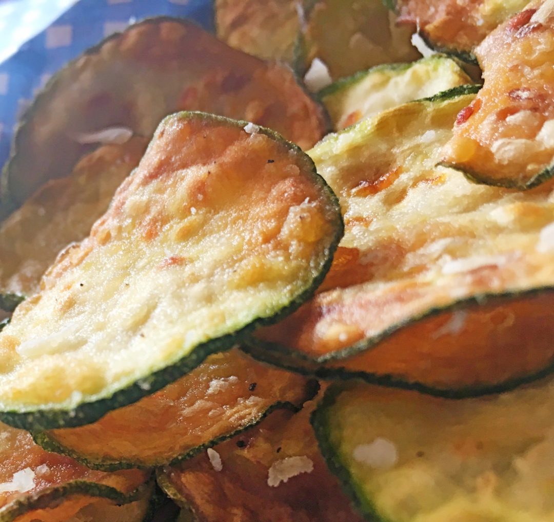 Parmesan Zucchini Chips Cheftini