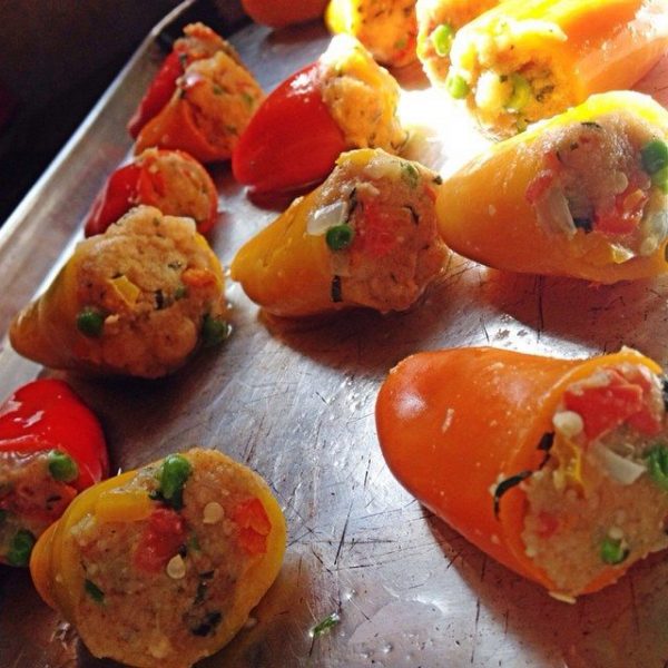 Italian Potatoes, Peppers and Eggs Cheftini