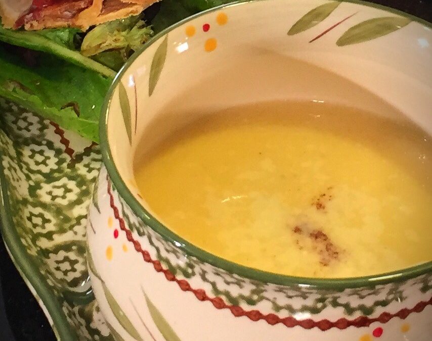 Creamy Butternut Squash and Cauliflower Soup