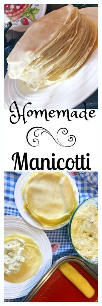 Authentic Italian Manicotti
