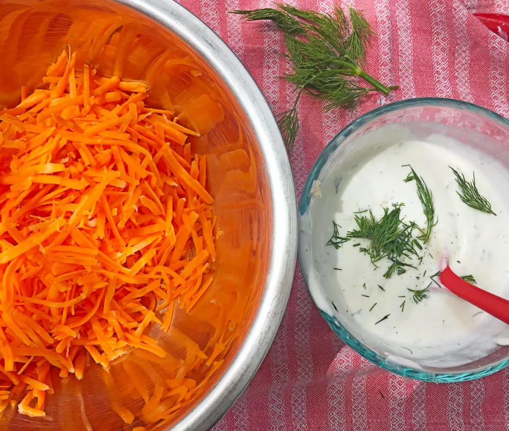 Creamy Carrot Salad 