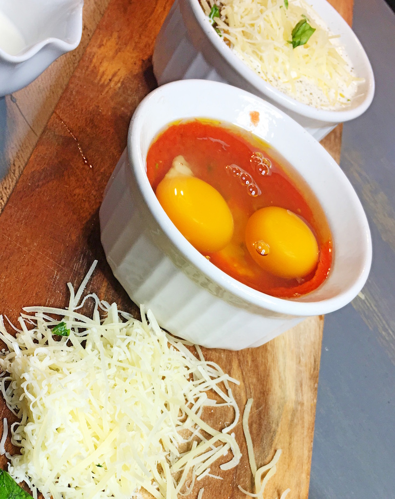 Toaster Oven Eggs in Purgatory Cheftini