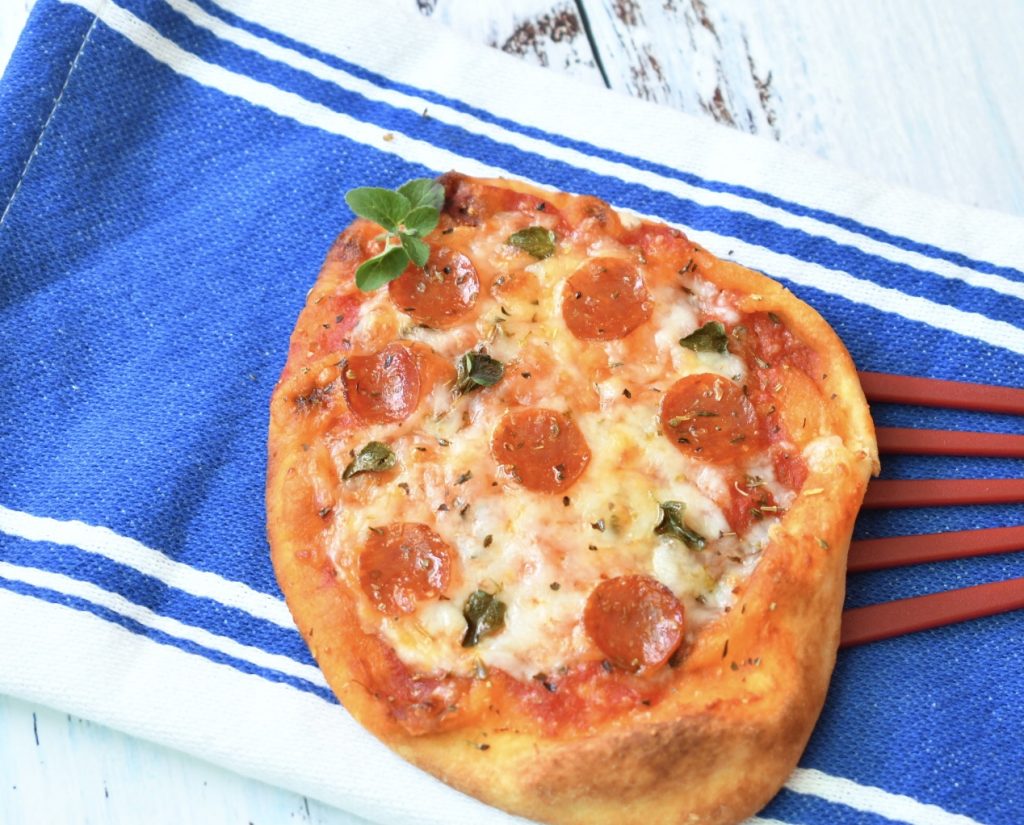 Mini Naan Toaster Oven Pepperoni Pizza
