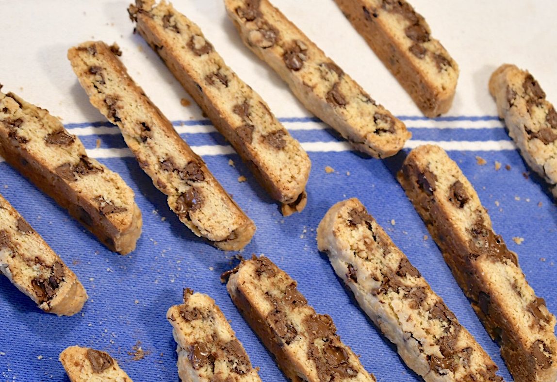 Biscotti with Chocolate Chips