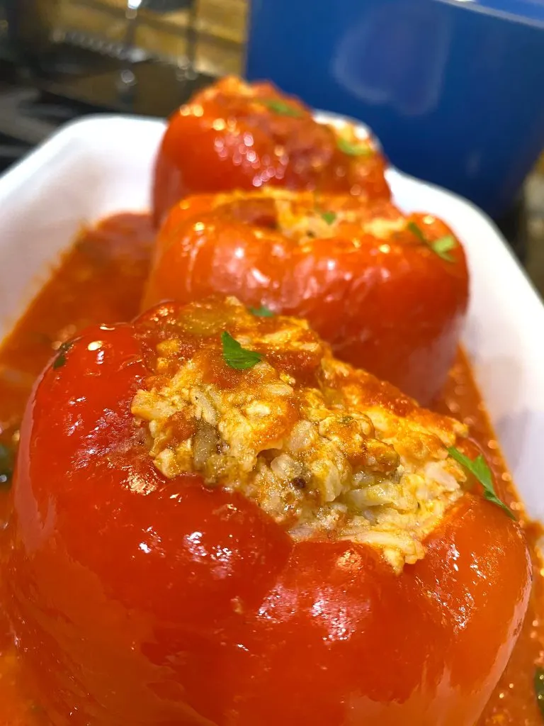Stuffed peppers tomato sauce Recipe