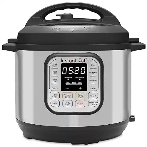 Instant Pot Duo 6 Quart 7-in-1 Electric Pressure Cooker, Slow Cooker, Rice Cooker, and more