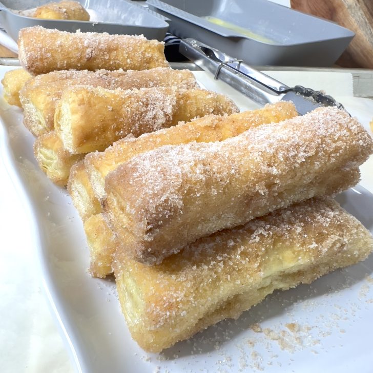 Easy Puff Pastry Churro Dupe