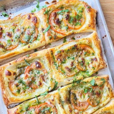 Puff Pastry Tomato Tarts - Cheftini